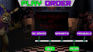 How to Play Five Nights at Freddy's in Order 2024 (FNAF Release & Chronological Order) Resimi