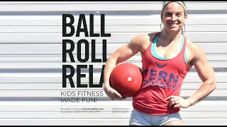 Ball Roll Relay: A Fun Game to Keep Kids Fit! screenshot 1