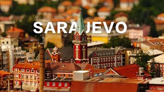 Sarajevo in 4k | Time Lapse - Aerial - Tilt- Shift