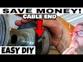 How to fix a garage door with both cables off  easy repair