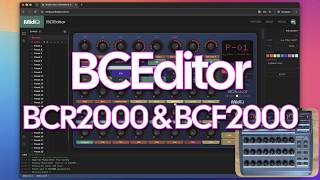 BCEditor – Behringer BCR2000 / BCF2000 Online Preset Editor | Feature Demo