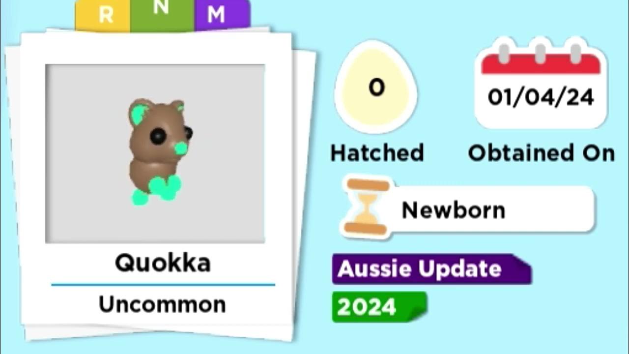 Quokka Neon & Mega Neon in Adopt me YouTube