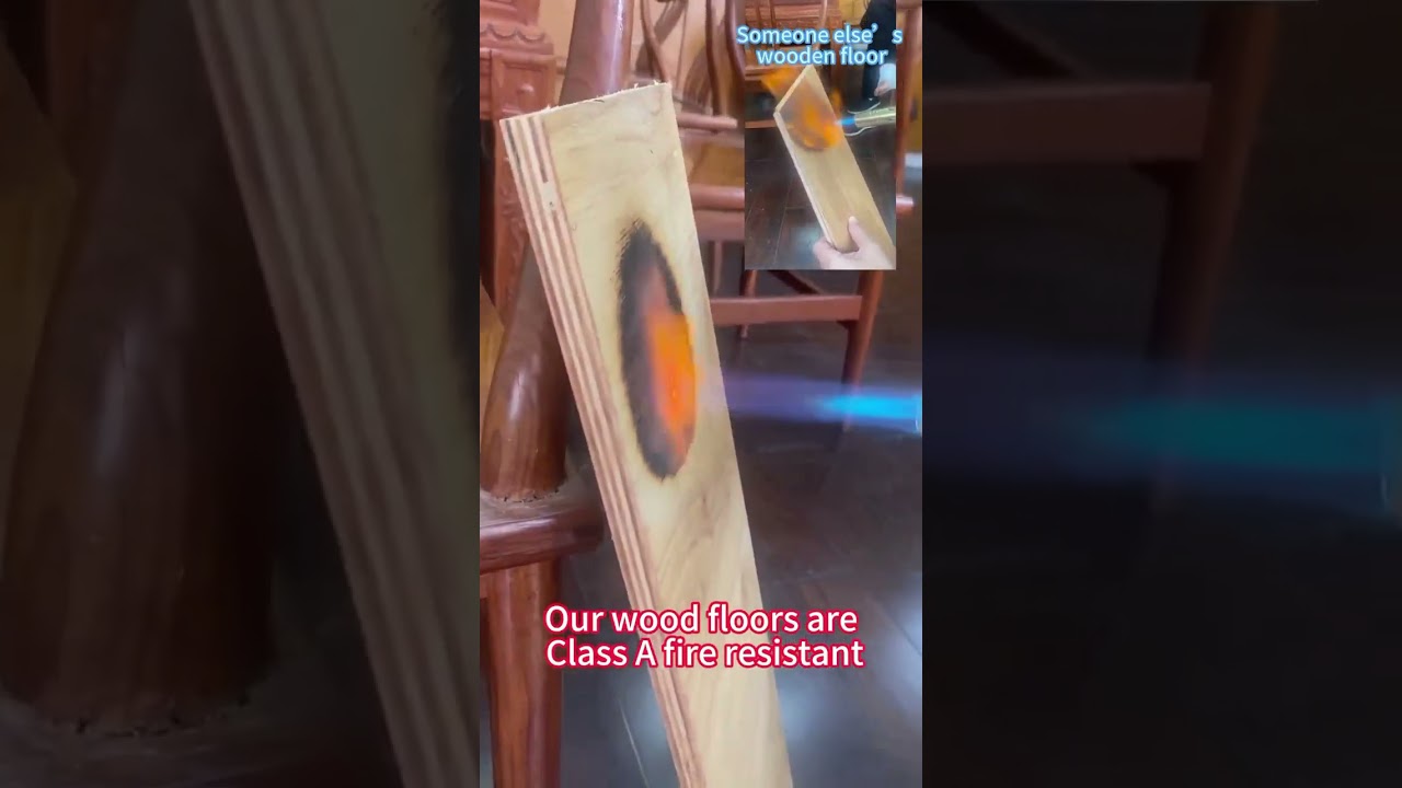 Have you ever seen a fireproof wood floor