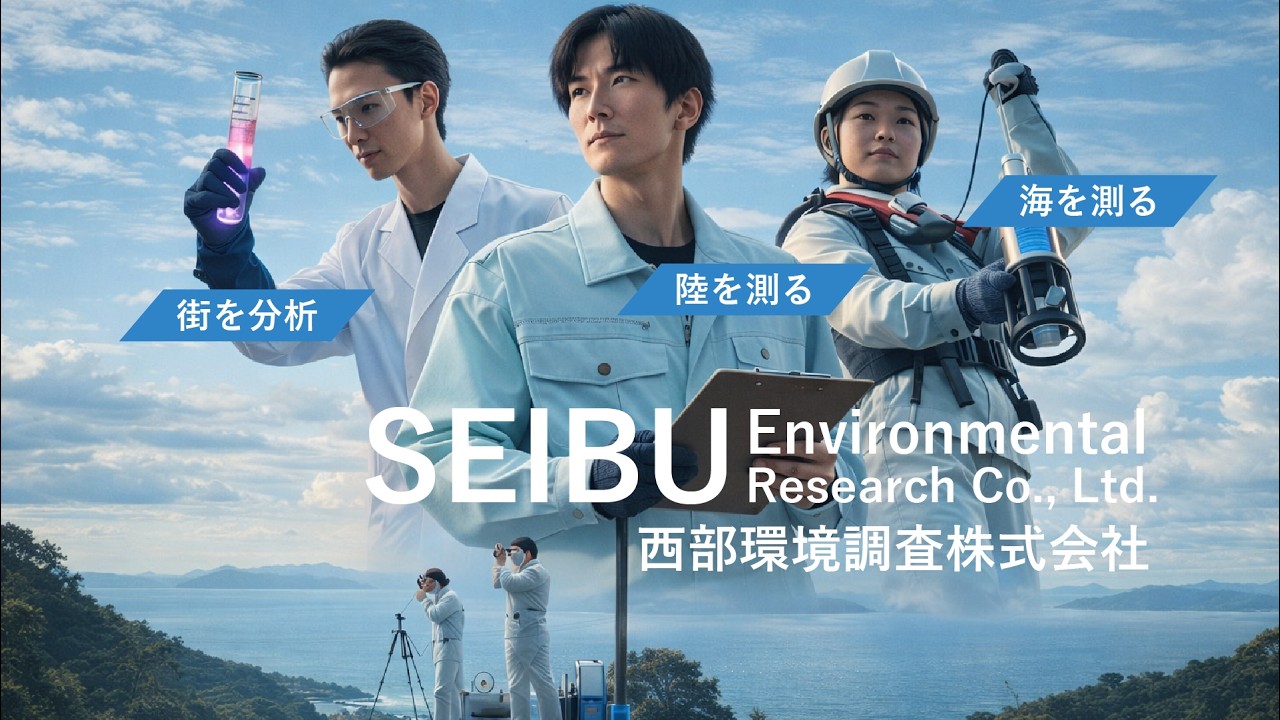 「地球を測る仕事」　西部環境調査株式会社