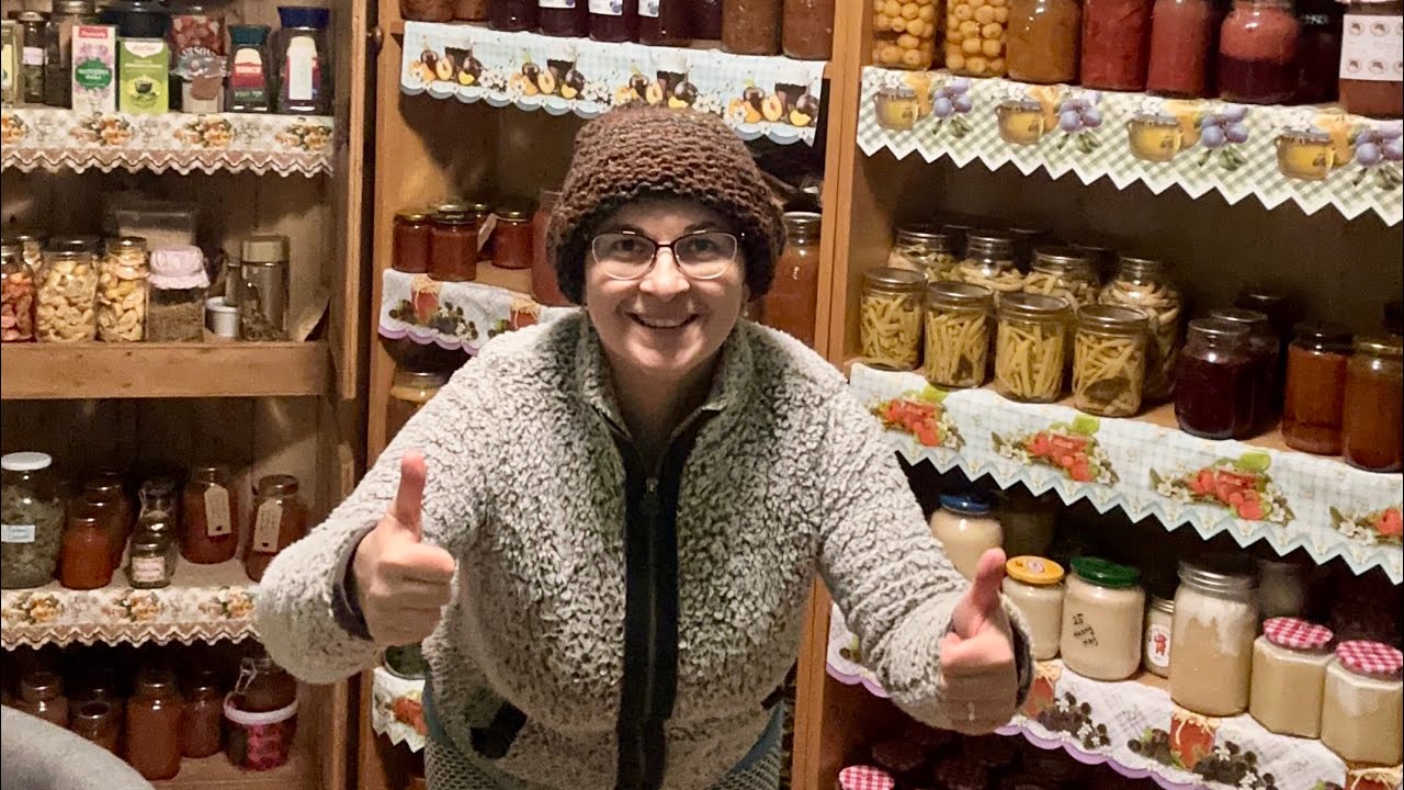 Pantry Tour! How We Store Homegrown Food for a Whole Year?