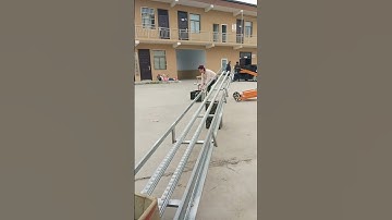 Unpowered unloading slideway, container unloading, bag unloading, frame unloading,