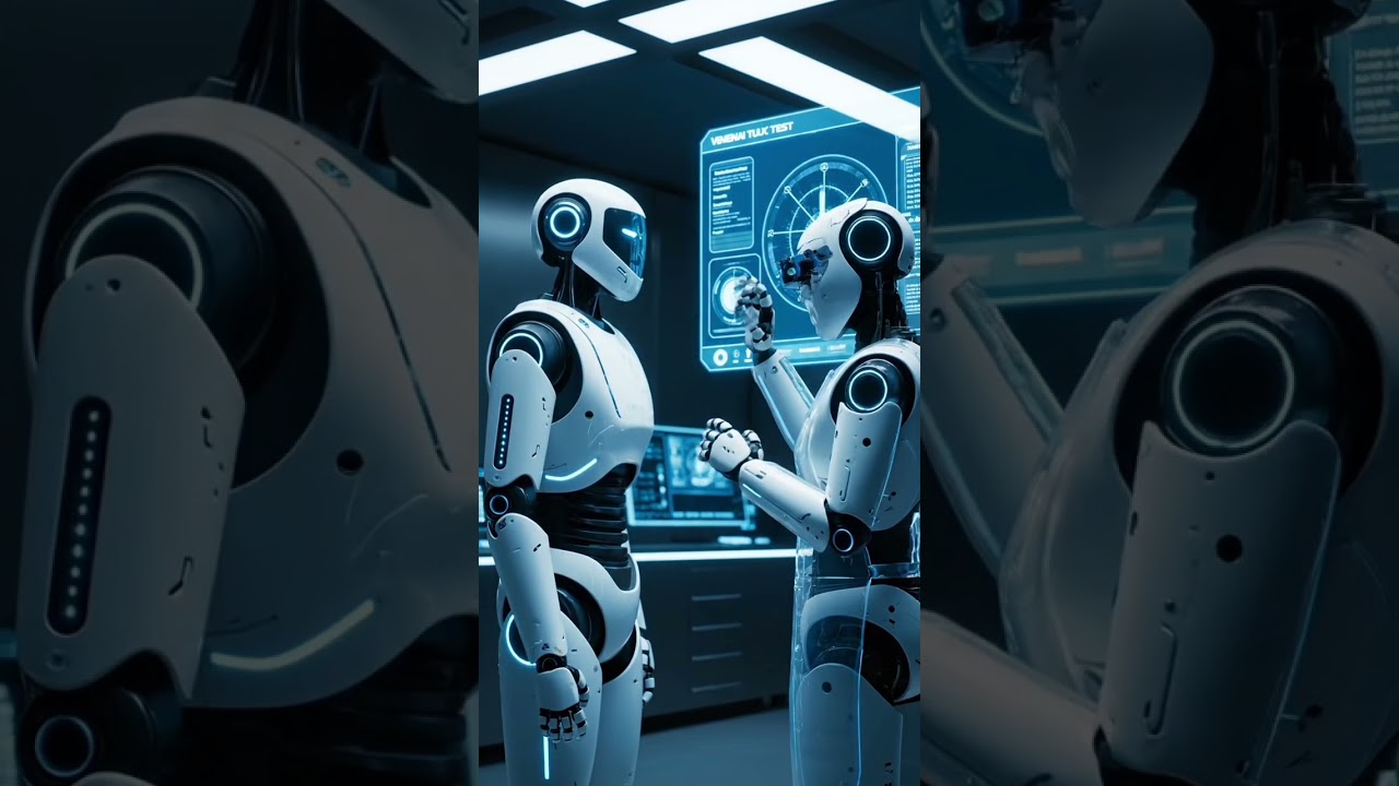 the AI robot looking up for vulnerability scanner