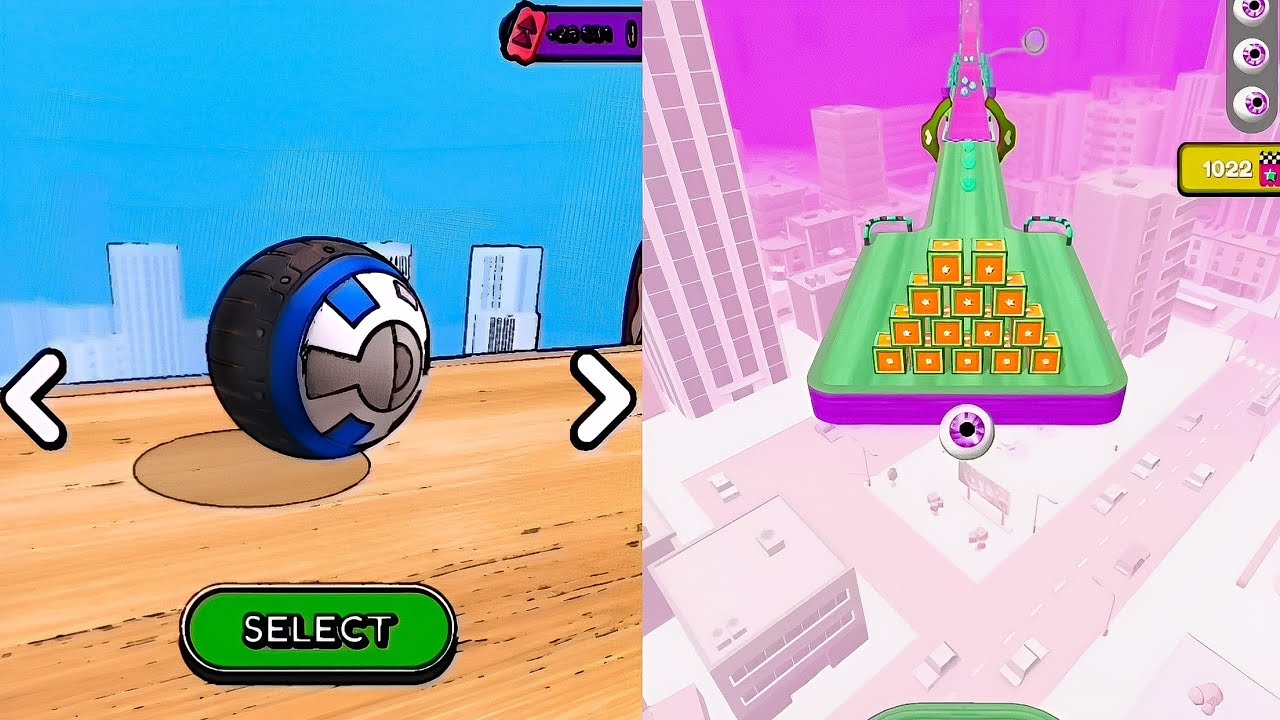 Going Balls Vs Reverse Video SpeedRun Gameplay #890 - YouTube