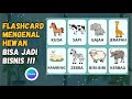 Cara Bikin Flashcard Mengenal Hewan di Canva