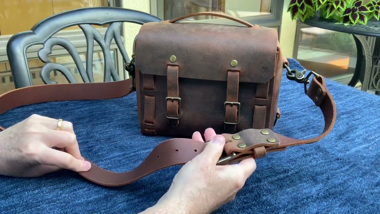 Cottingham Camera Field Bag by Growley Leather Co.