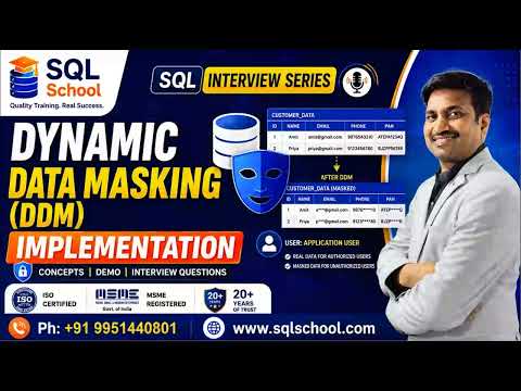 Dynamic Data Masking DDM | in SQL Server | Complete Guide