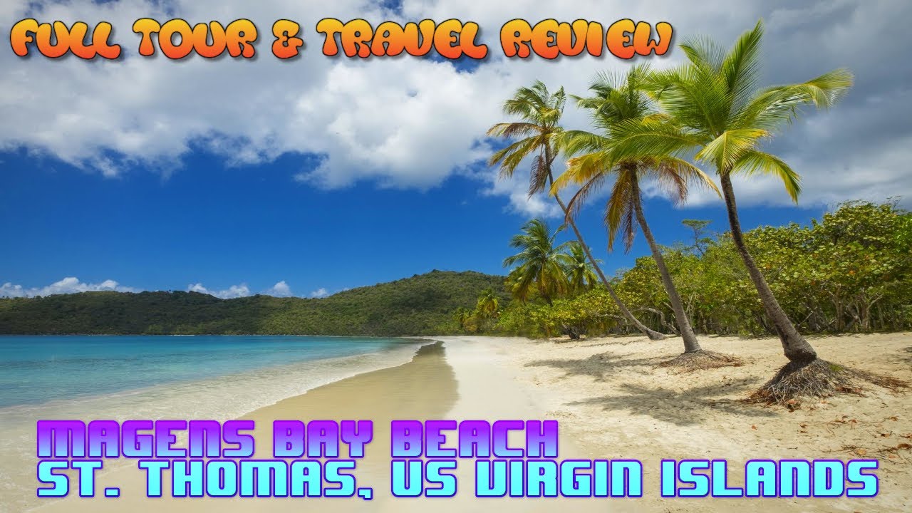 Full Tour of the Beach at Magens Bay  (St Thomas, US Virgin Islands) - Travel VLOG & Review