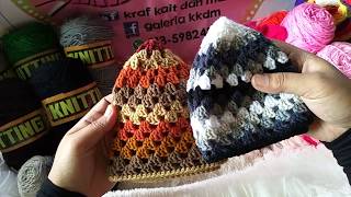 Crochet kopiah lubang by WANKKDM