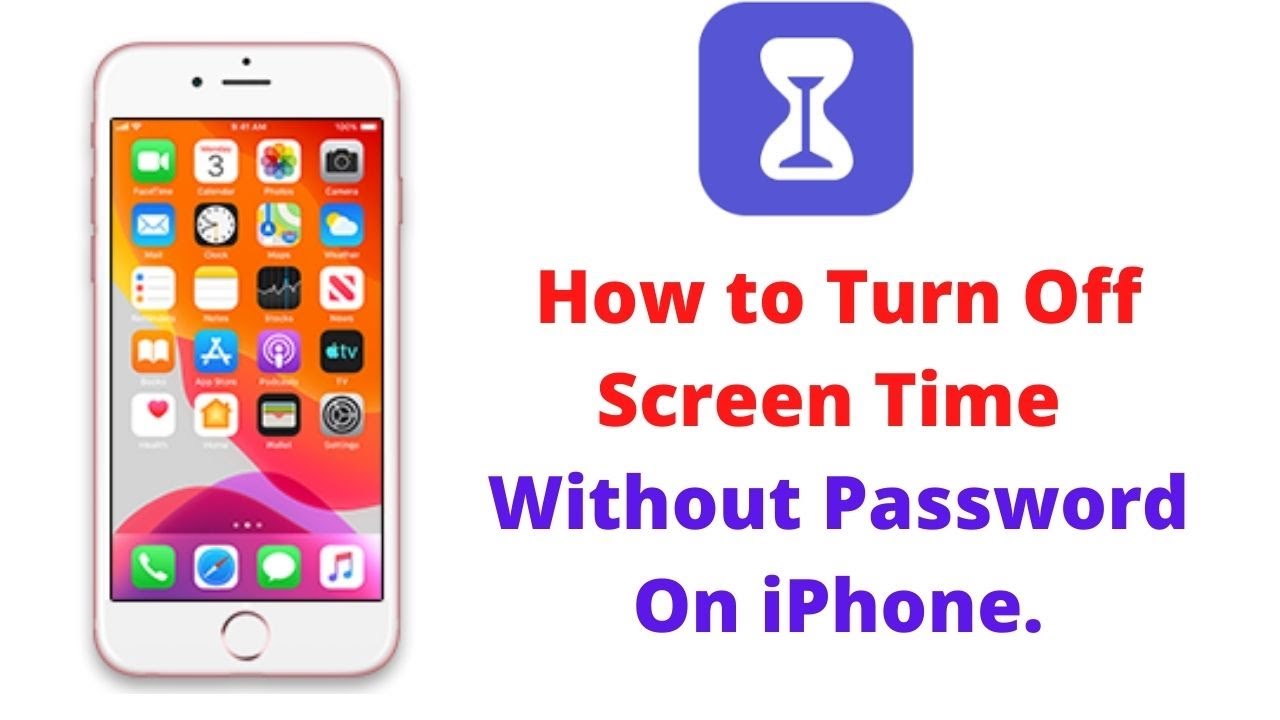 how to turn off screen time without password - YouTube