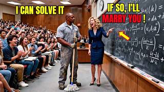Solve This I ll Marry You Professor Laughed Black Janitor Did and Now She Can t Take It Back