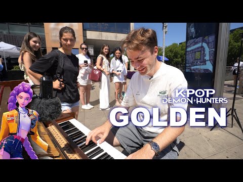 I Played GOLDEN (KPop Demon Hunters) on Piano in Public!