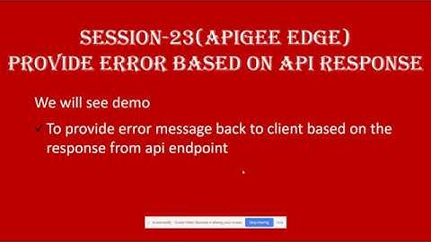 Session-23 | How to read API end point response in Apigee | Read API response | Raise Fault Apigee