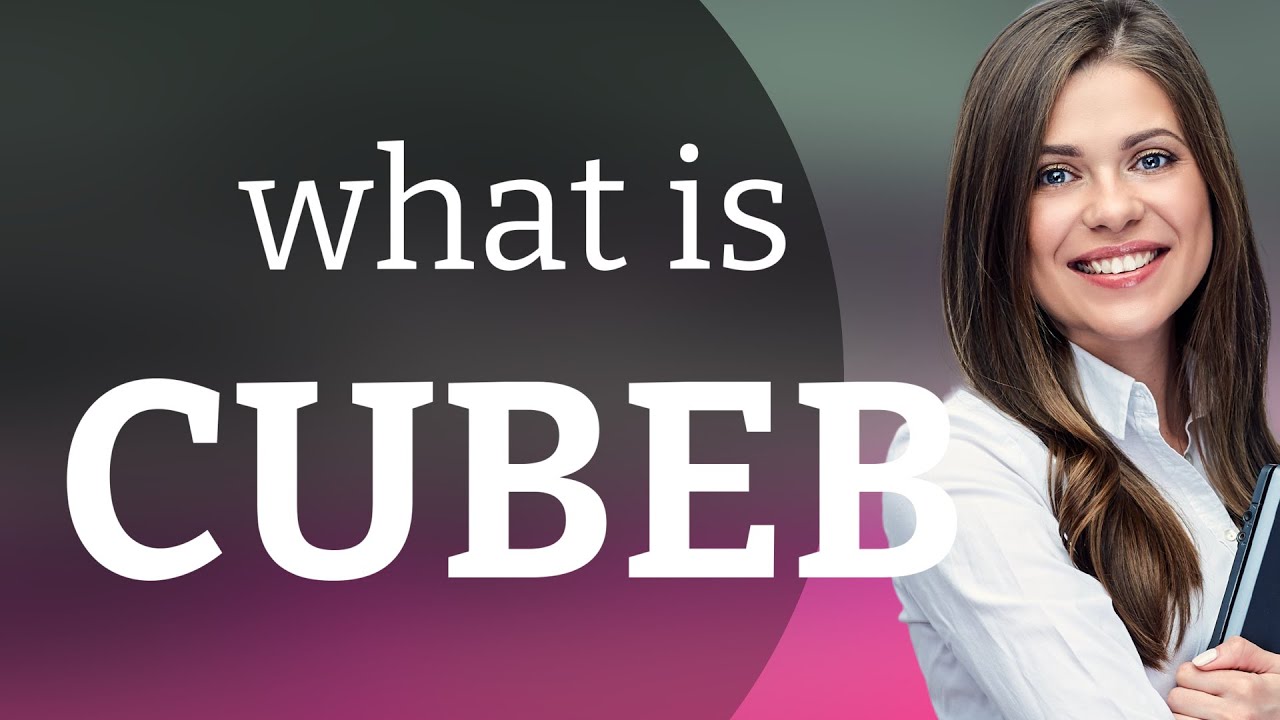 Cubeb • definition of CUBEB