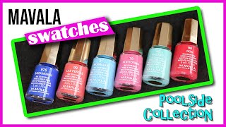 Mavala Poolside Collection Live Swatches And Review