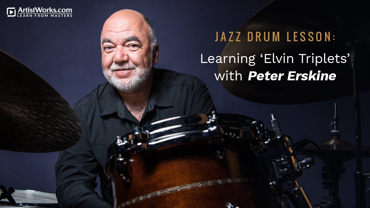 Урок джазовых барабанов: разучиваем «Элвиновы триплеты» с Питером Эрскином || ArtistWorks