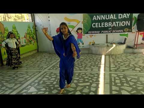 best cultural program mix of many states folk dances @ synergy Public school # annual day