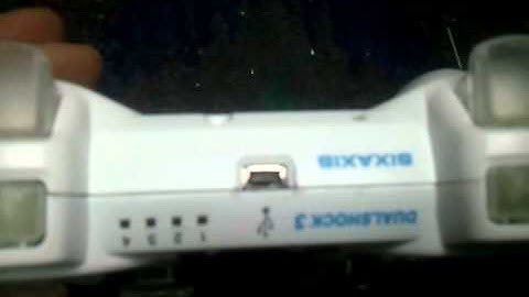 White dualshock 3 with Rainbow leds