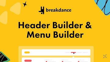 Drag & Drop Header & Mega Menu Builder - Breakdance for WordPress