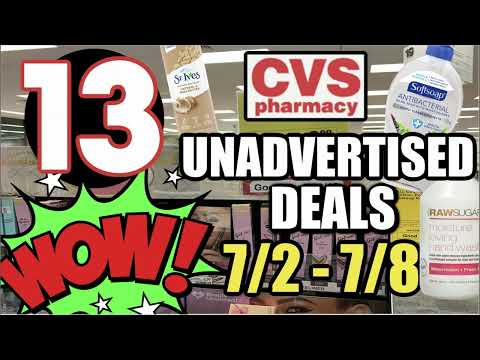 CVS UNADVERTISED DEALS (7/2 – 7/8) | 🚨 13 NEW DEALS!