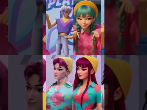 Kpop Demon Hunters Evolution Before and AfterNº97 #zoey #huntrix #kpopdemonhunters #rumi #demon