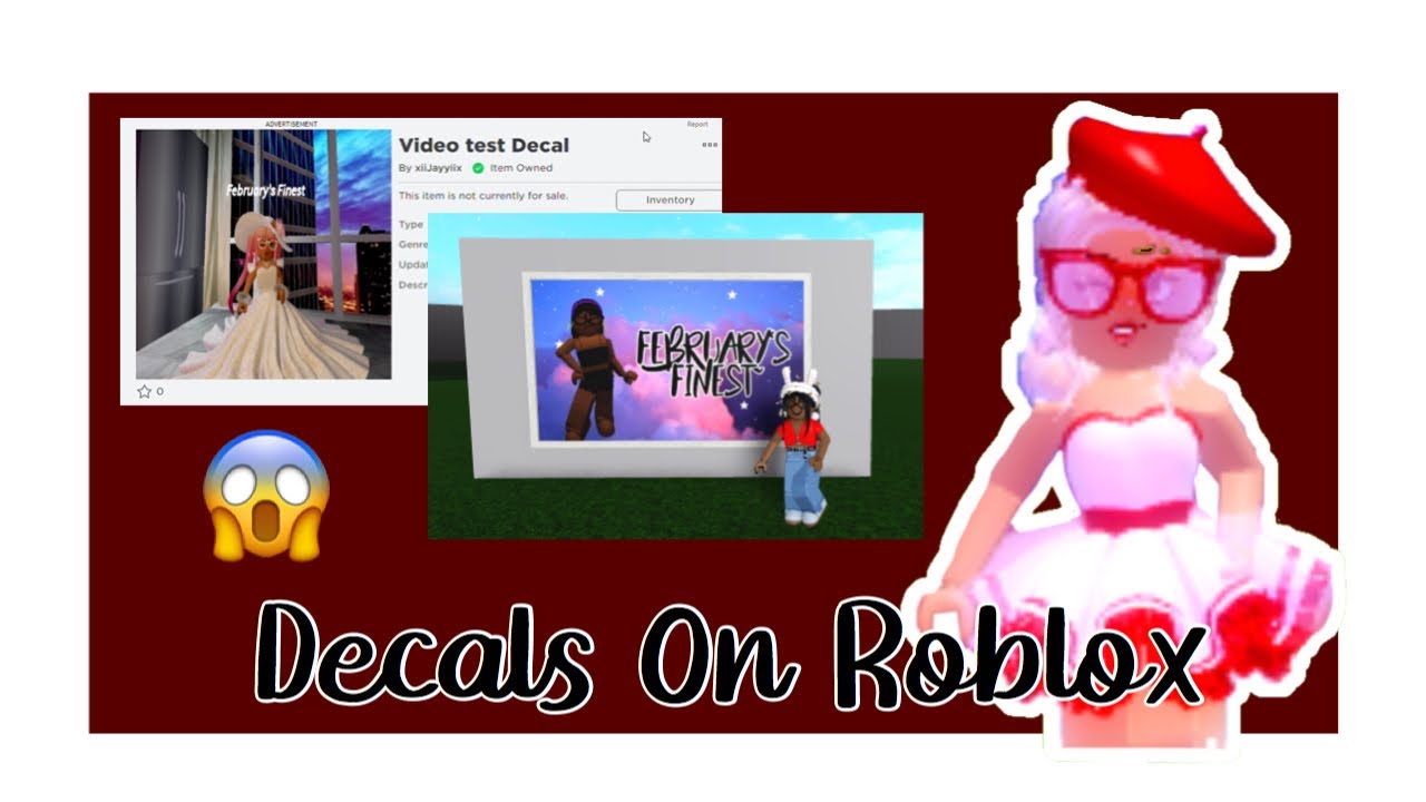 How To Add Decals To Roblox 2020 On Mobile Pc Step By Step