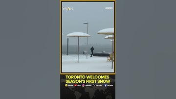 Toronto experiences first snow of the 2025 season | WION