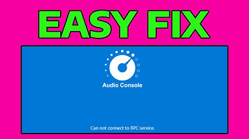 How To Fix Cannot Connect to RPC Service Realtek Audio Console