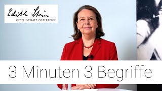 Was inspiriert mich an Edith Stein? Prof. Ingeborg Gabriel / 3 Minuten - 3 Begriffe