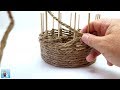 3 Handicraft Ideas from Jute | Weaving Basket