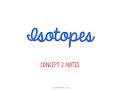 Understanding Isotopes and the Periodic Table