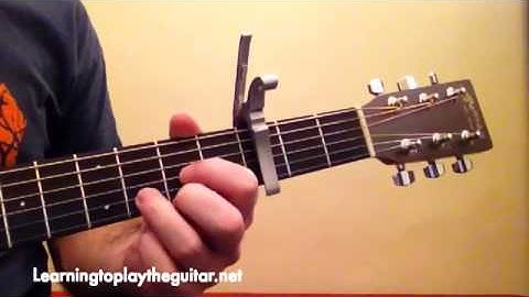 How To Use a Capo - Learning To Play The Guitar