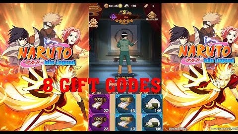 Idle Ninja Legend & 8 Giftcodes Gameplay - Naruto Idle RPG Android APK