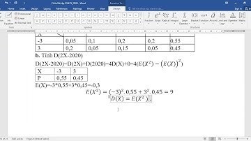 Chữa BT XSTK phần 2_2: Biến nhẫu nhiên 2 chiều rời rạc