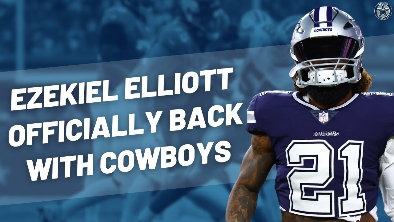 Ezekiel Elliott passes physical, announces return to Cowboys as ...