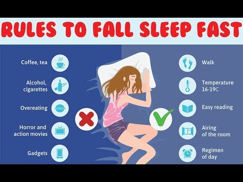 How to Fall Sleep Fast - Tips to healthy sleep