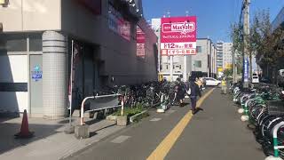 【北海道札幌市】地下鉄東豊線 新道東駅付近の光景