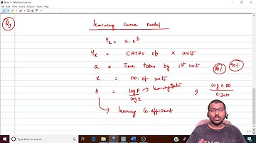 standard costing part 17 - learning curve and standard costing model problem solved