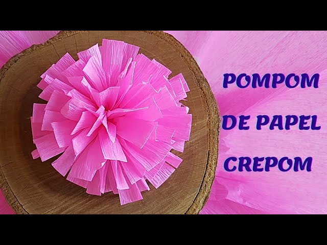 DIY POMPOM DE PAPEL CREPOM (FÁCIL DE FAZER) - thptnganamst.edu.vn