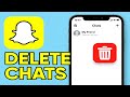 How To Delete Chats On Snapchat (2025)