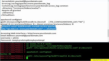 How To install WackoWiki on OpenSUSE Leap 42.2