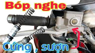 Nguyên nhân tay thắng đĩa bóp nghe cứng và sượn, thắng không ăn