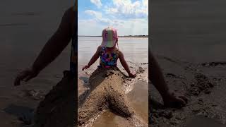 Now I’m little mermaid ️#playwithsand #beach #mermaid  #summer2023