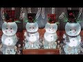 Dollar Tree DIY LIGHTED Mr. & Mrs. Snowmen | Christmas Home Decor