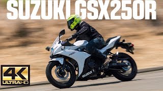 2018 Suzuki GSX250R Review - 4K