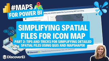 Tips and tricks to simply your spatial files using QGIS and MapShaper for Icon Map in Power BI